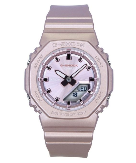 Casio G-Shock Analog Digital Bio-baseret harpiksrem Pink Urskive Quartz GMA-P2100ST-4A 200M dameur