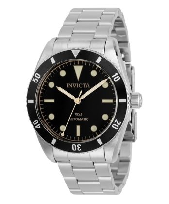 Invicta Vintage Pro Diver Rustfrit Stål Sort Urskive Automatisk Diver&#39,s 31290 200M herreur