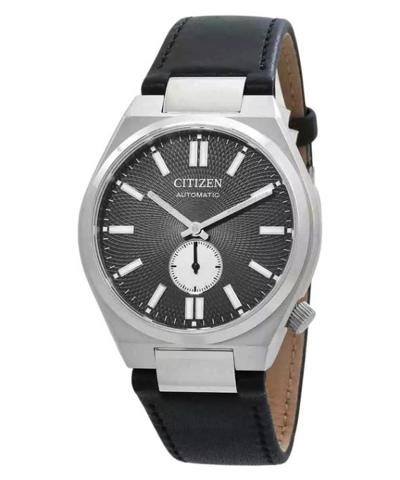 Citizen Tsuyosa Small Second Læderrem Grå Urskive Automatisk NK5010-01H herreur