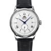 Orient Classic Bambino Version 2 Small Seconds Sort læderrem Silver Dial Automatisk RA-AP0104S herreur