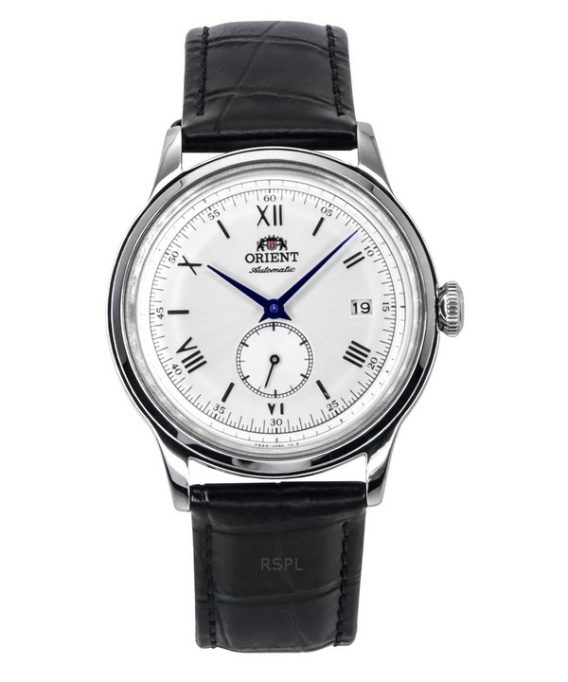 Orient Classic Bambino Version 2 Small Seconds Sort læderrem Silver Dial Automatisk RA-AP0104S herreur