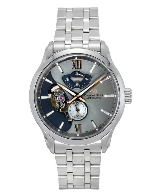 Orient Star Contemporary Limited Edition Open Heart Grey Dial Automatisk RE-AV0B09N 100M herreur