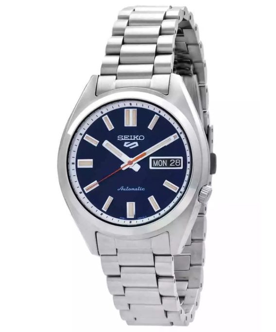 Seiko 5 Sports SNXS Series Rustfrit Stål Skyl Blue Dial Automatisk SRPK87K1 100M herreur