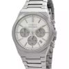 Seiko Discover More Classic Chronograph Rustfrit Steel White Dial Quartz SSB451P1 100M herreur