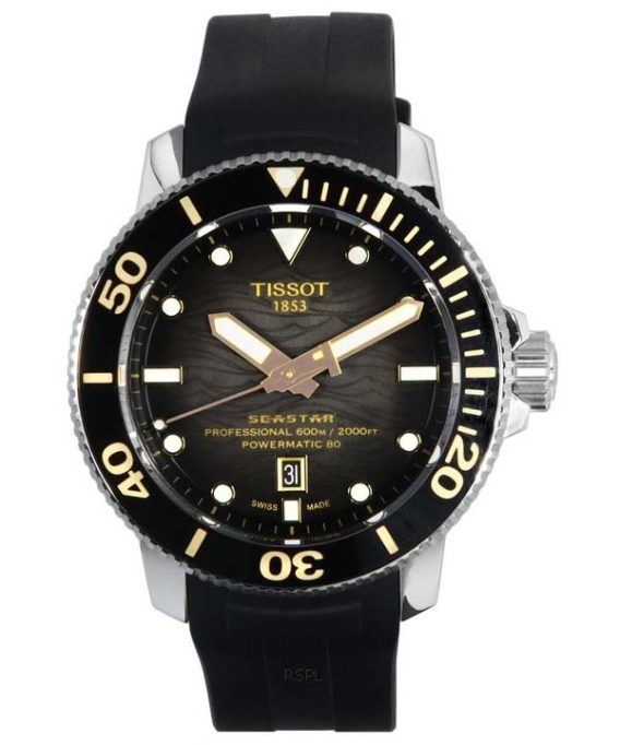 Tissot T-Sport Seastar 2000 Professional Powermatic 80 Diver&#39,s T120.607.17.441.01 T1206071744101 600M herreur