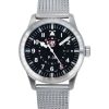 Luminox Air Pilot Lightning GMT rustfrit stål Black Dial Quartz XA.9522 100M herreur