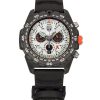 Luminox Bear Grylls Survival Master gummirem Silver Dial Quartz Diver's XB.3748 300M herreur