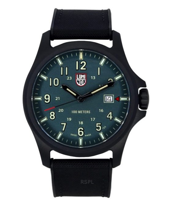 Luminox Atacama Field gummirem Green Dial Quartz XL.1977 100M herreur