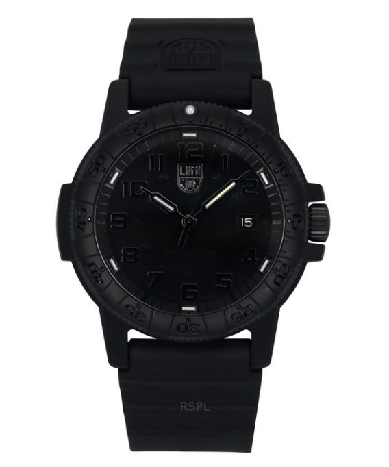 Luminox Leatherback Sea Turtle Silikone Rem Black Dial Quartz XS.0321.BO.L 100M herreur