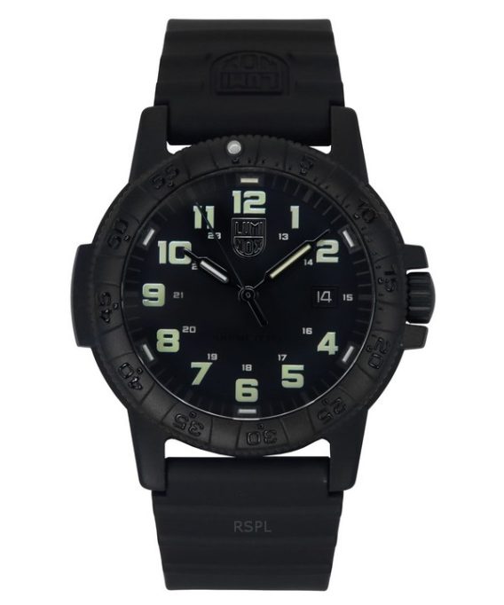 Luminox Leatherback Sea Turtle Giant PU-rem Black Dial Quartz XS.0330 100M herreur