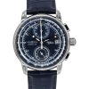 Zeppelin 100 Jahre Chronograph læderrem Blue Dial Quartz 86703 herreur