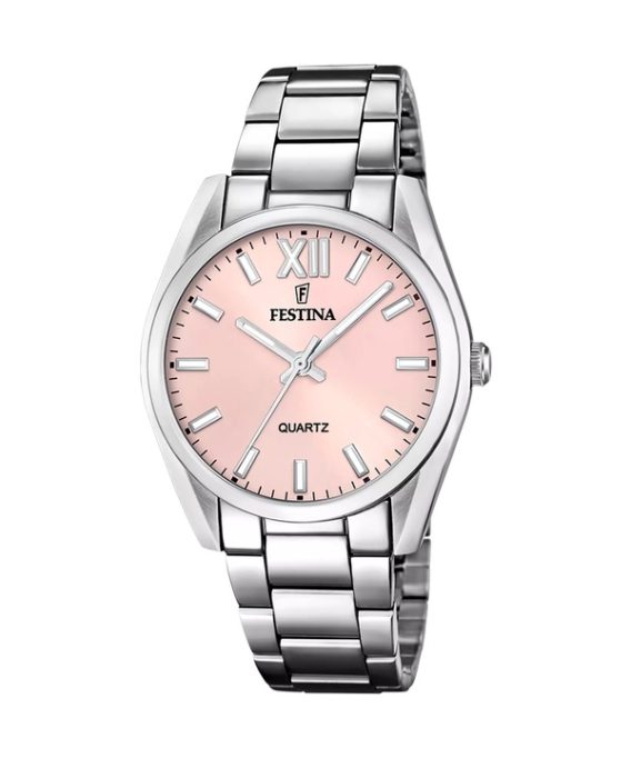 Festina Alegria Rustfrit stål Pink Urskive Quartz F20622-2 Dameur