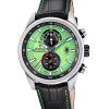 Festina Timeless Chronograph Læderrem Green Dial Quartz F20695-3 100M herreur