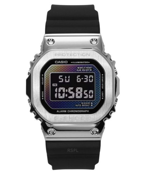 Casio G-Shock G-Steel Digital Rainbow Murstensvæg Flerfarvet Urskive Quartz GM-5600RW-1 200M herreur