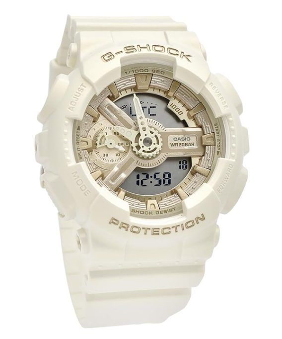 Casio G-Shock Analog Digital Bio-baseret Resin Single Tone Dial Quartz GMA-S110ST-7A 200M dameur