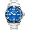 Longines HydroConquest Sunray Blue med Super-LumiNova skive automatisk dykker L3.782.4.96.6 300M herreur