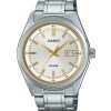 Casio Standard Analog rustfrit stål Sølvskive Quartz MTP-B180D-7AV herreur