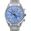 Citizen Eco-Drive Chronograph Radiostyret rustfrit stål Ice Blue Dial AT8260-85M 100M herreur