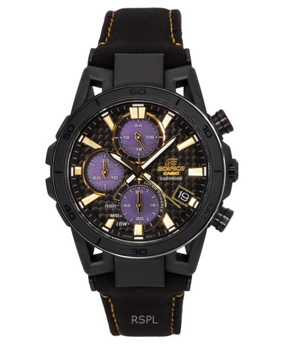 Casio Edifice Sospensione 50-års jubilæum Limited Edition Analog Black Dial Solar EFS-S640ZE-1A 100M herreur