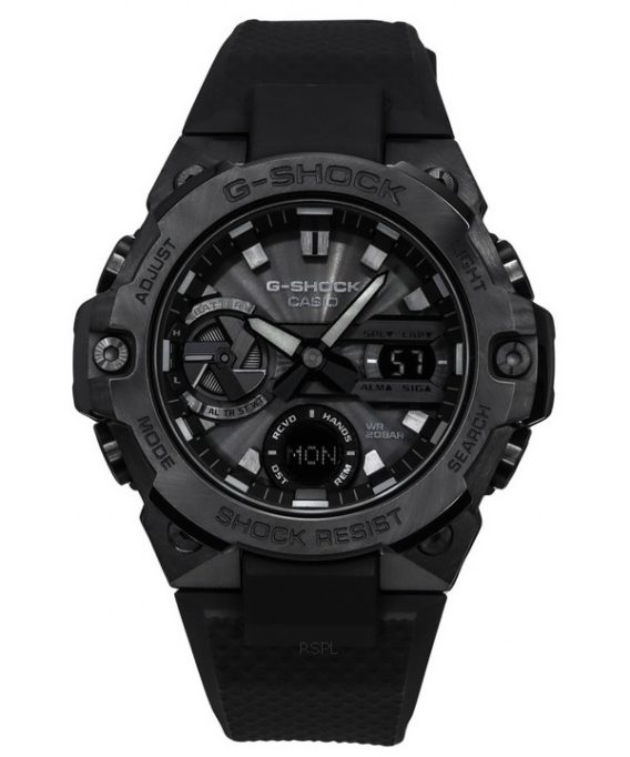 Casio G-Shock G-Steel Sort Mobile Link Analog Digital Tough Solar GST-B400BB-1A 200M herreur