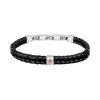 Maserati Jewels genbrugslæder og rustfrit stål armbånd JM422AVE13 til mænd