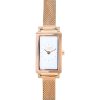 Skagen Hagen Micro Rose Gold Tone Rustfrit Stål Hvid Urskive Kvarts SKW3148 Dameur