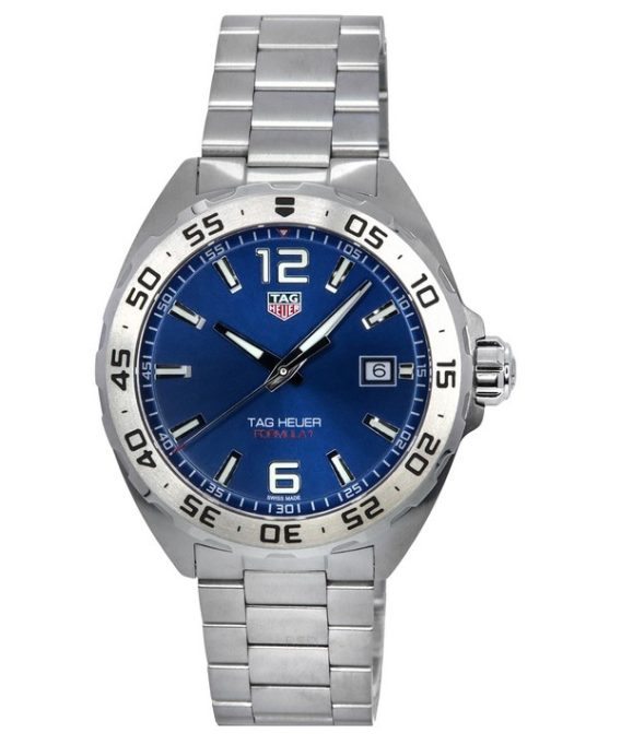 Tag Heuer Formula 1 rustfrit stål Blue Dial Quartz WAZ1118.BA0875 200M herreur