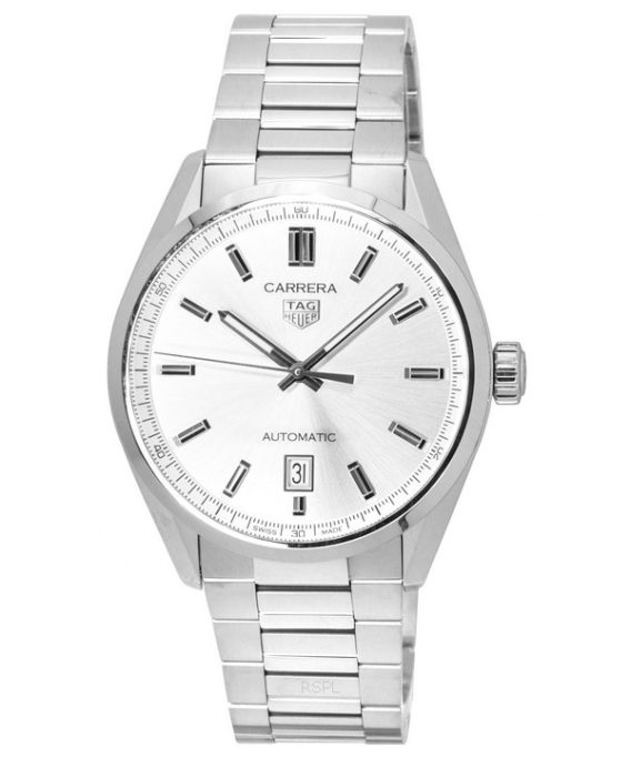 TAG Heuer Carrera rustfrit stål grå skive automatisk WBN2111.BA0639 100M herreur