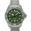 Tag Heuer Aquaracer Professional Date Titanium Green Dial Automatic Diver',s WBP208B.BF0631 300M herreur