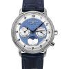 Zeppelin Friedrichshafen Moon Phase læderrem Blue Dial Quartz 85373 Dameur